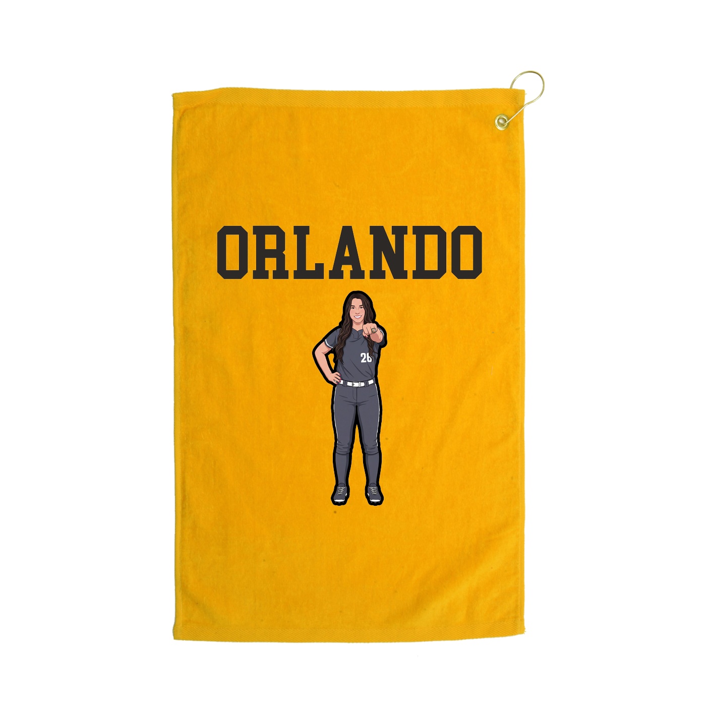 Golf Towel — Shirsey in Gold