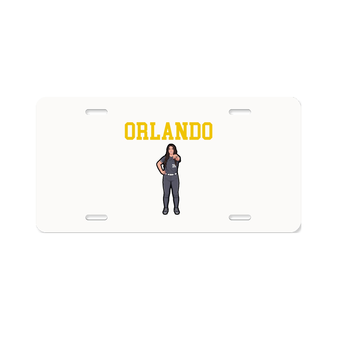 License Plate — Shirsey in Classic