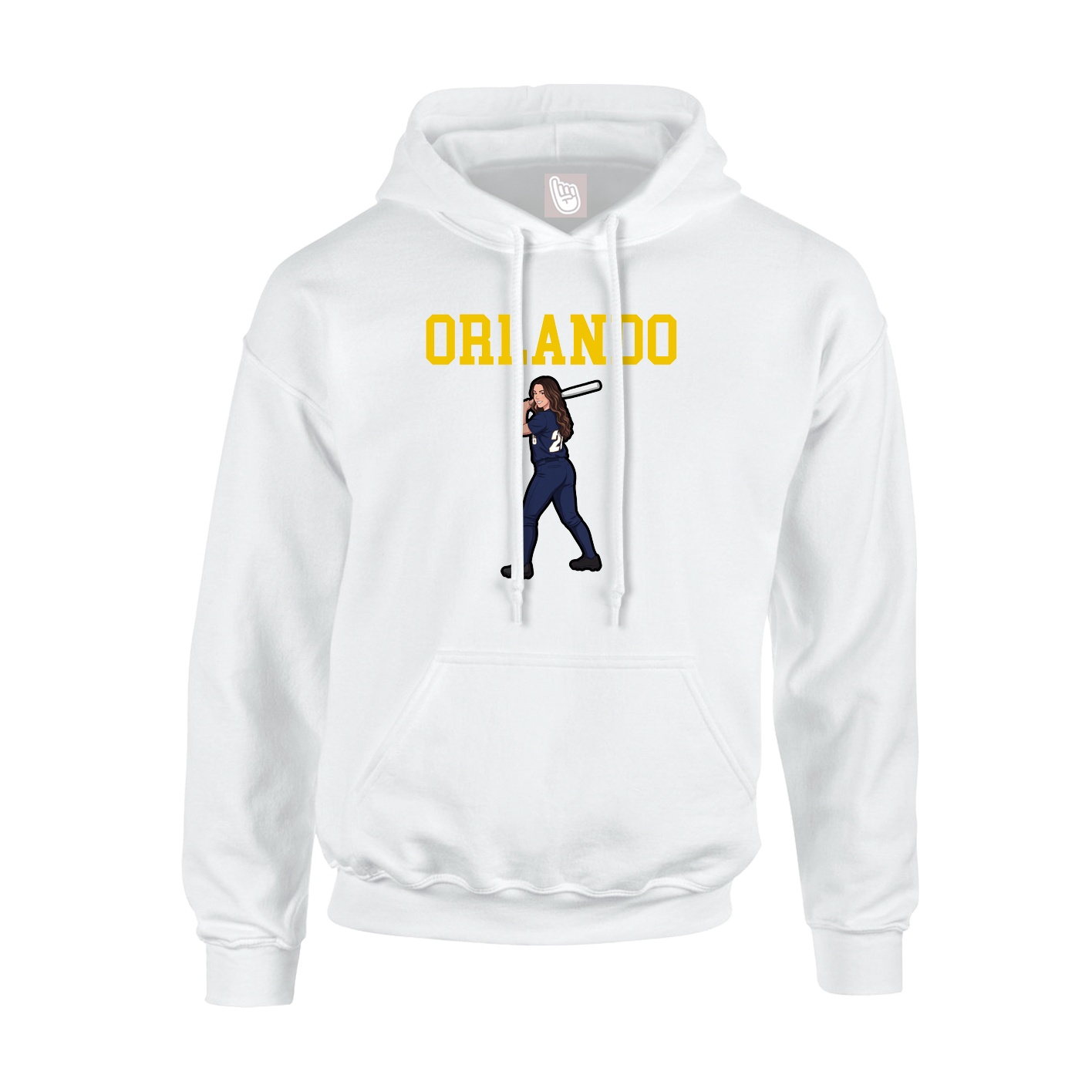Hoodie — Shirsey in White
