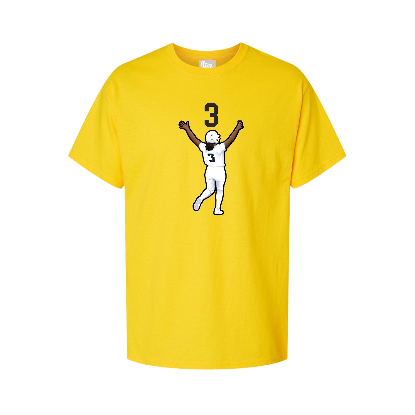 Tee — Number Top in Gold
