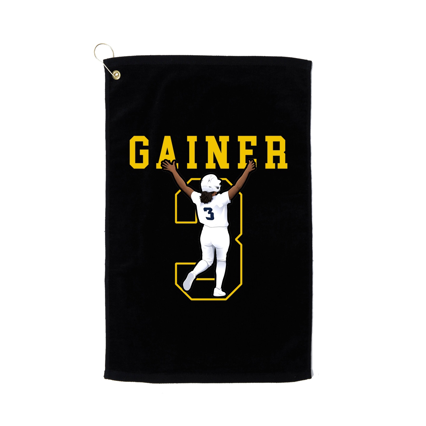 Golf Towel — Shirsey in Black