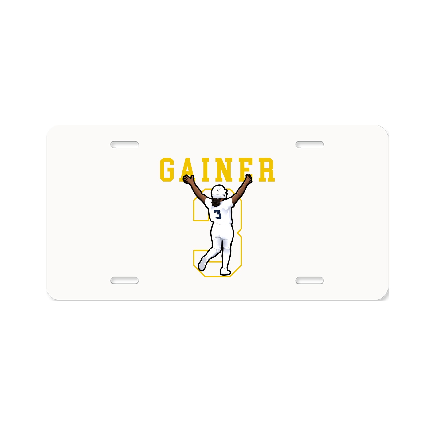 License Plate — Shirsey in Classic