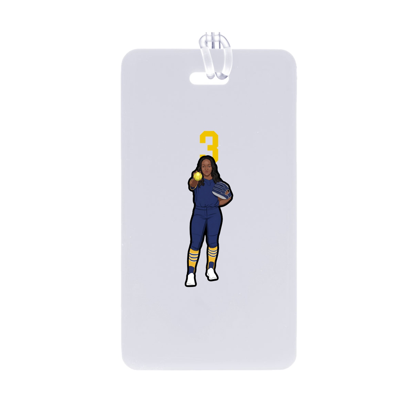 Bag Tag — Number Top in Classic