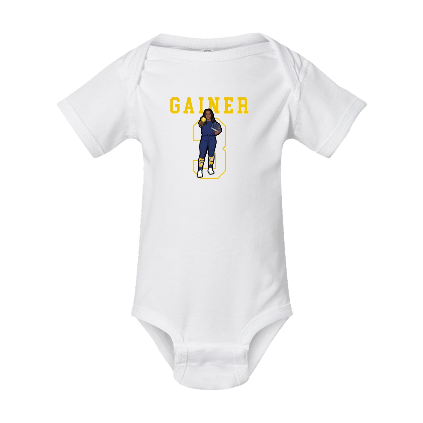 Baby Onesie — Shirsey in White