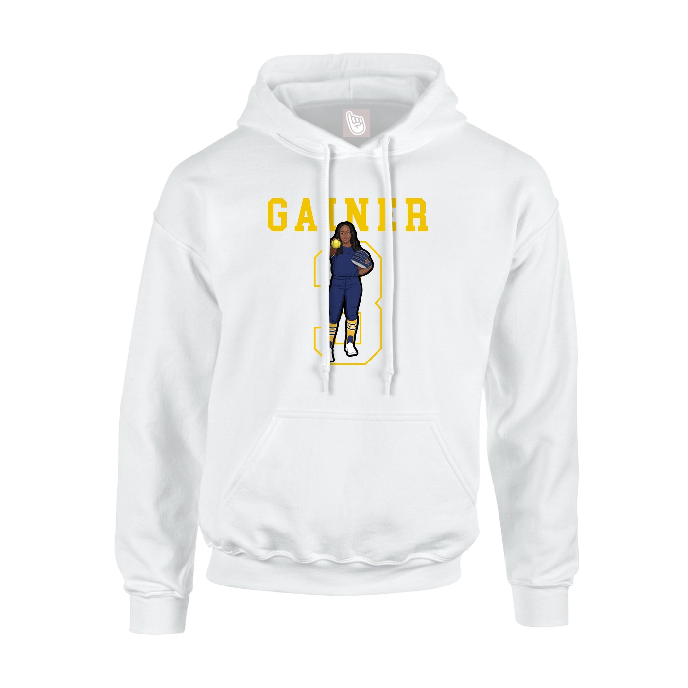 Youth Hoodie — Shirsey in White