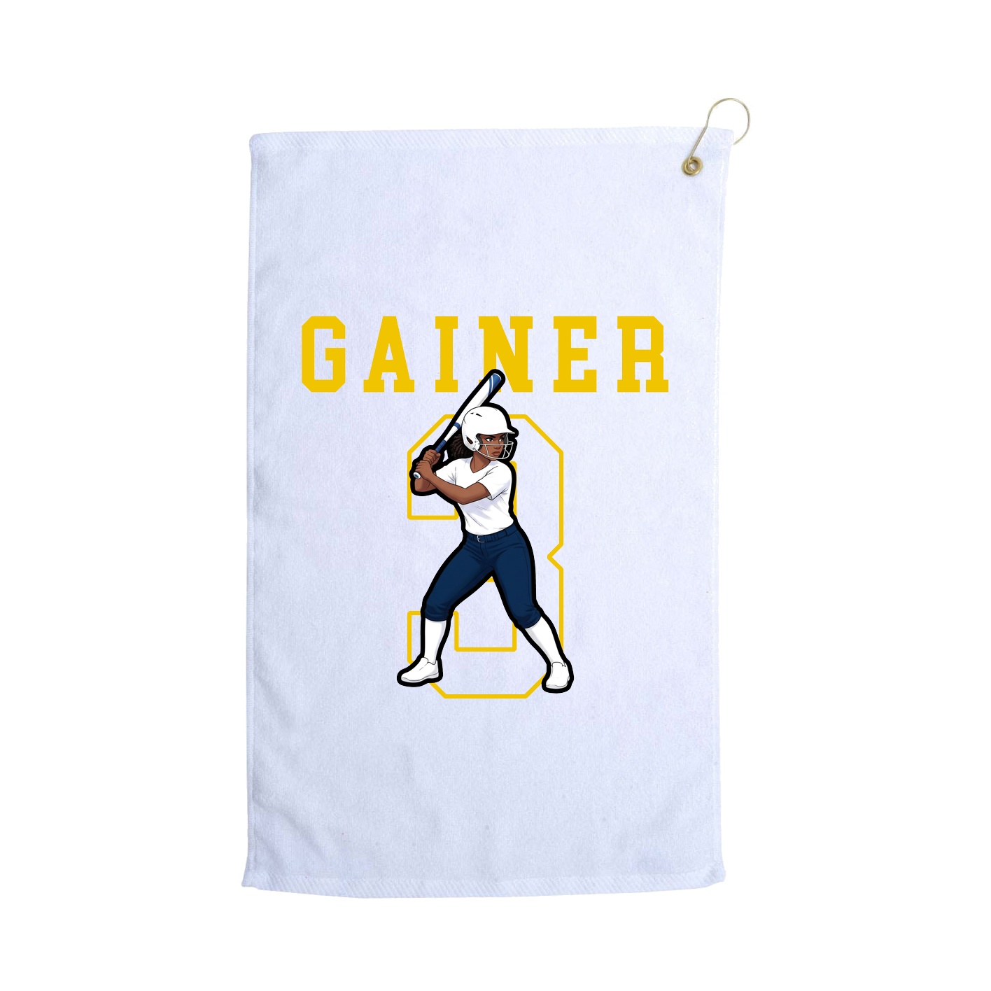 Golf Towel — Shirsey in White