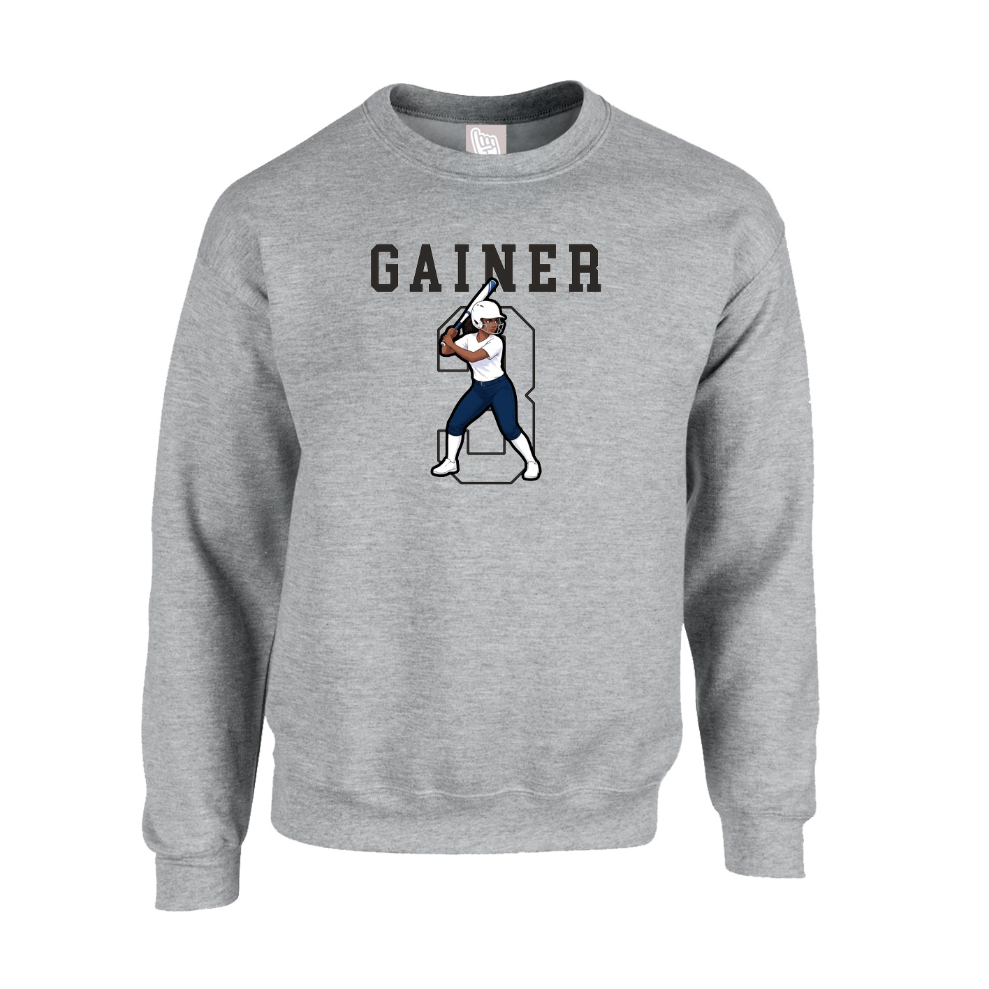 Fleece Crew — Shirsey in Grey