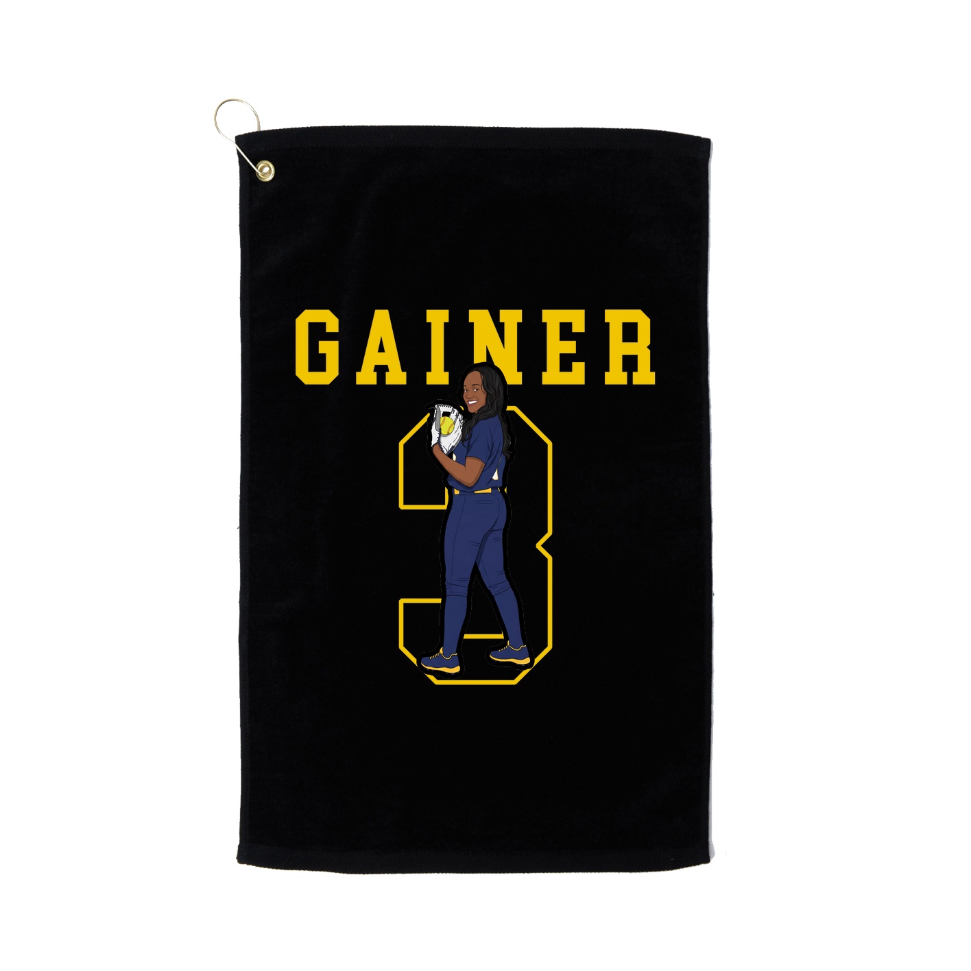 Golf Towel — Shirsey in Black