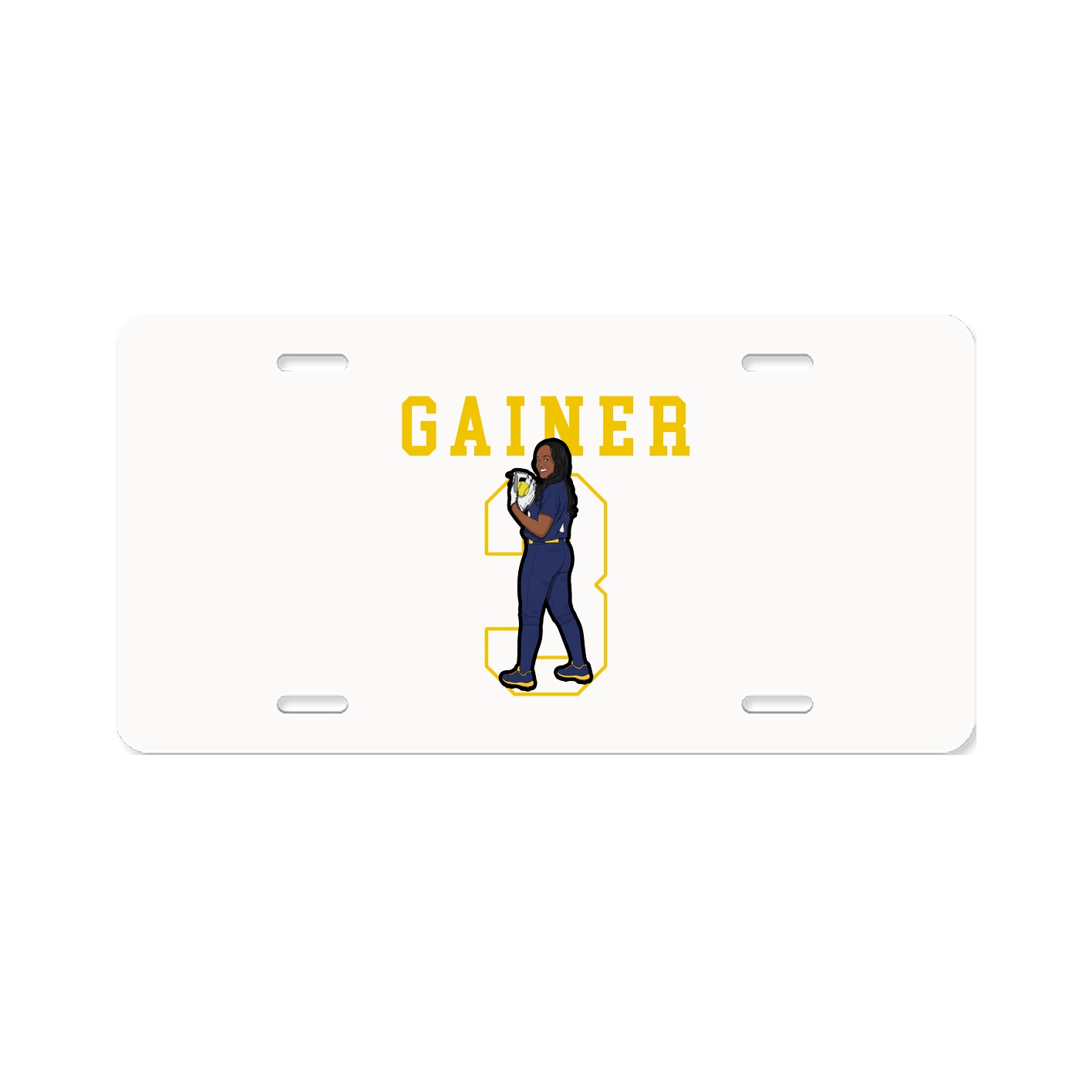 License Plate — Shirsey in Classic