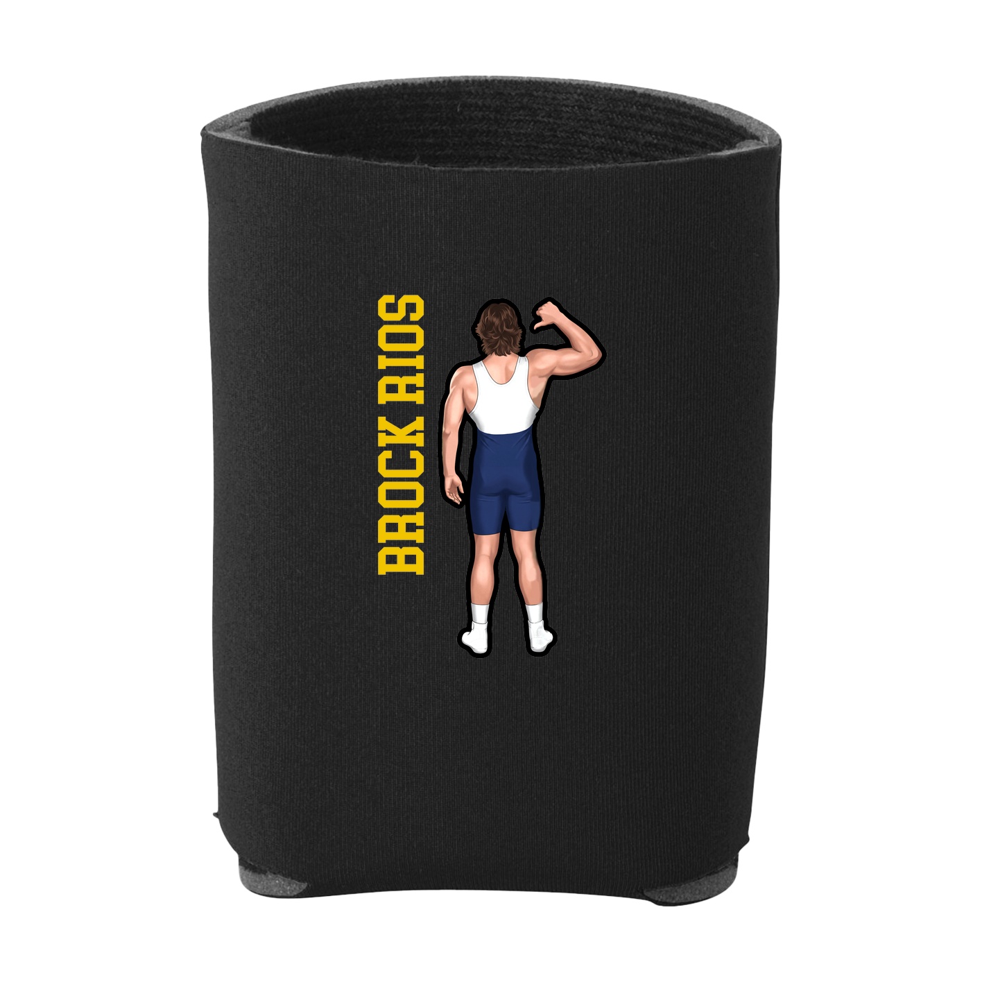 Can Holder — Name Vertical in Black