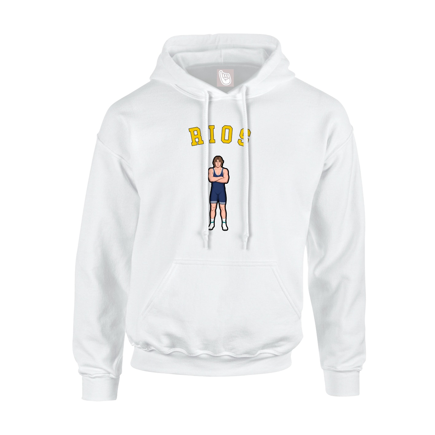 Youth Hoodie — Shirsey Arch in White