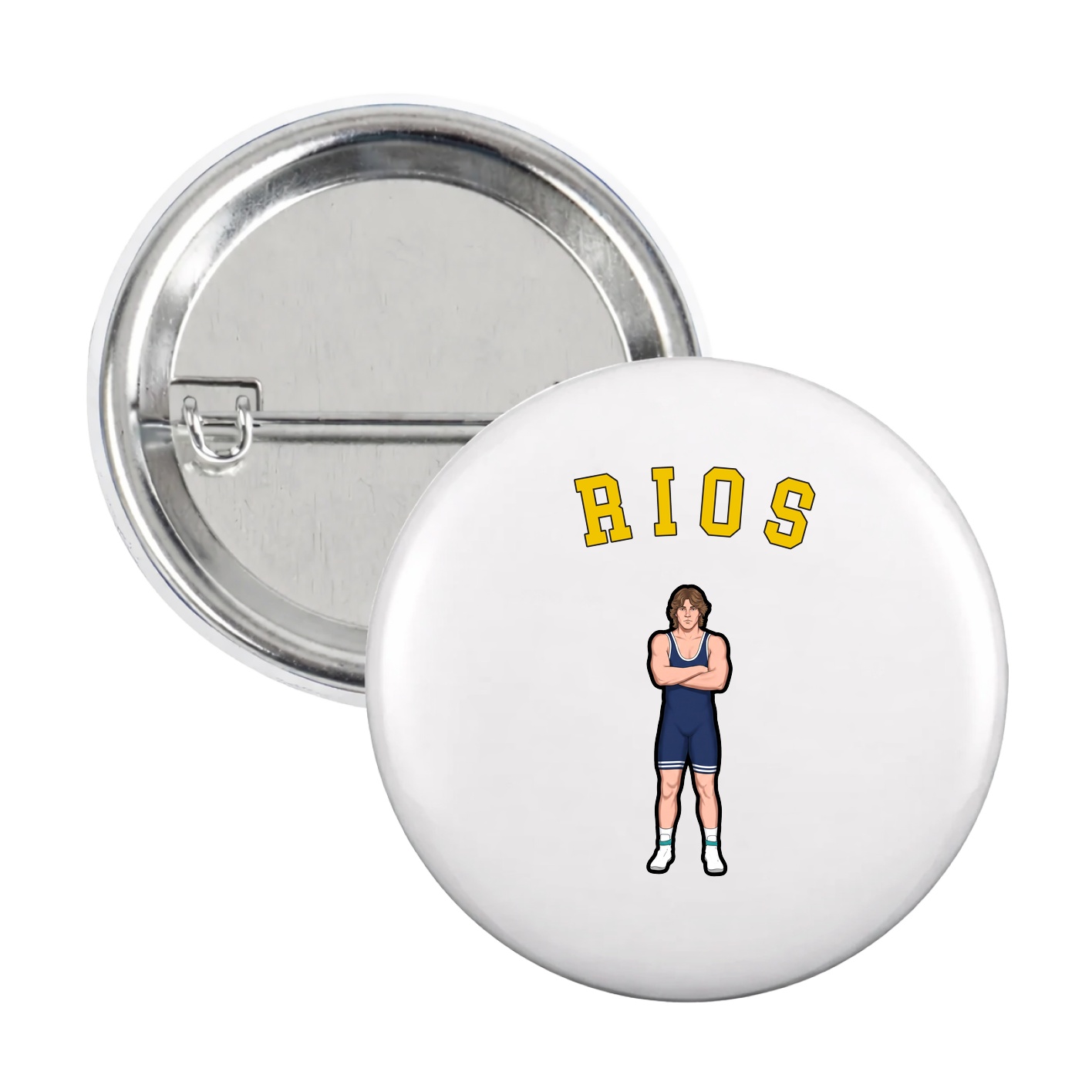Game Day Button — Shirsey Arch in White