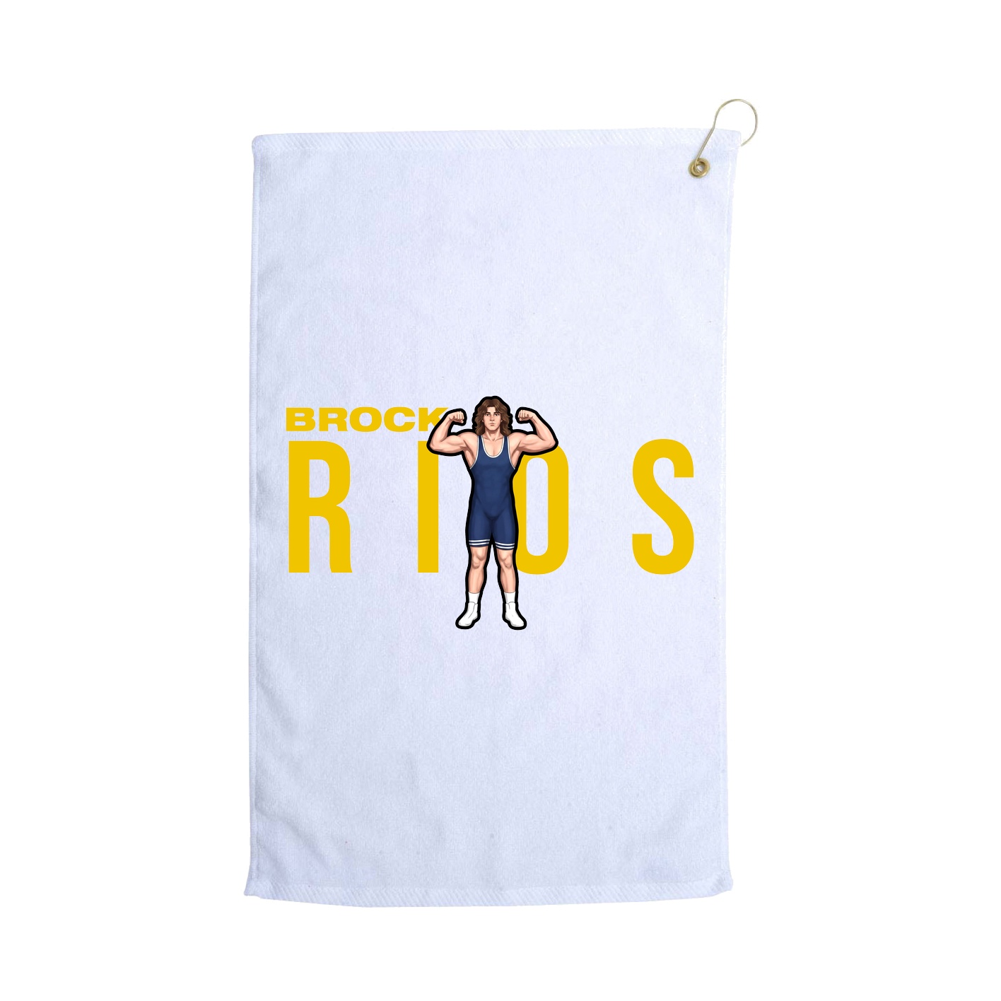 Golf Towel — Player Name in White