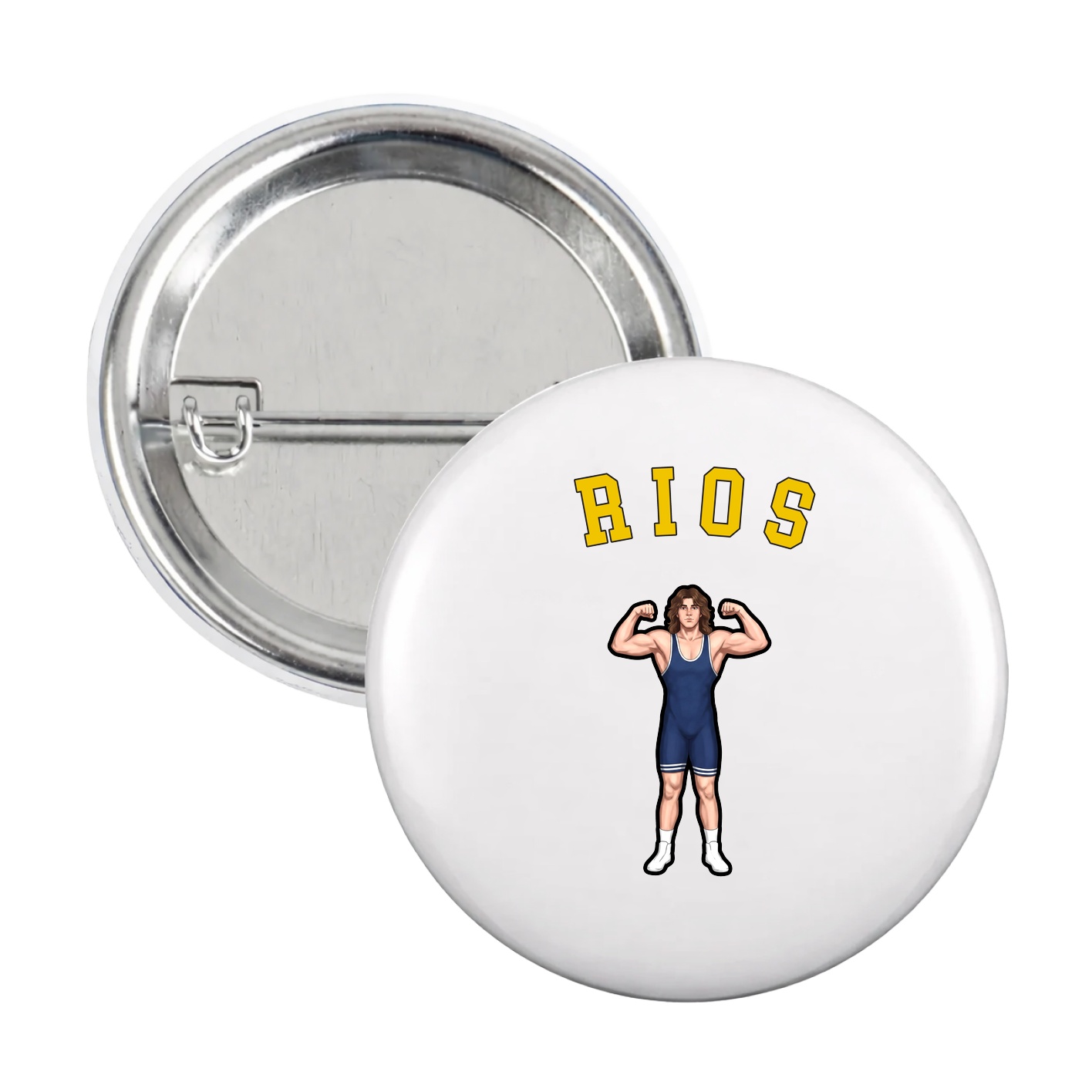 Game Day Button — Shirsey Arch in White