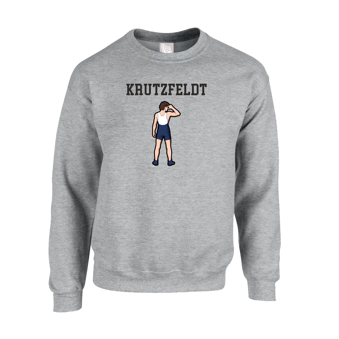 Fleece Crew — Shirsey in Grey