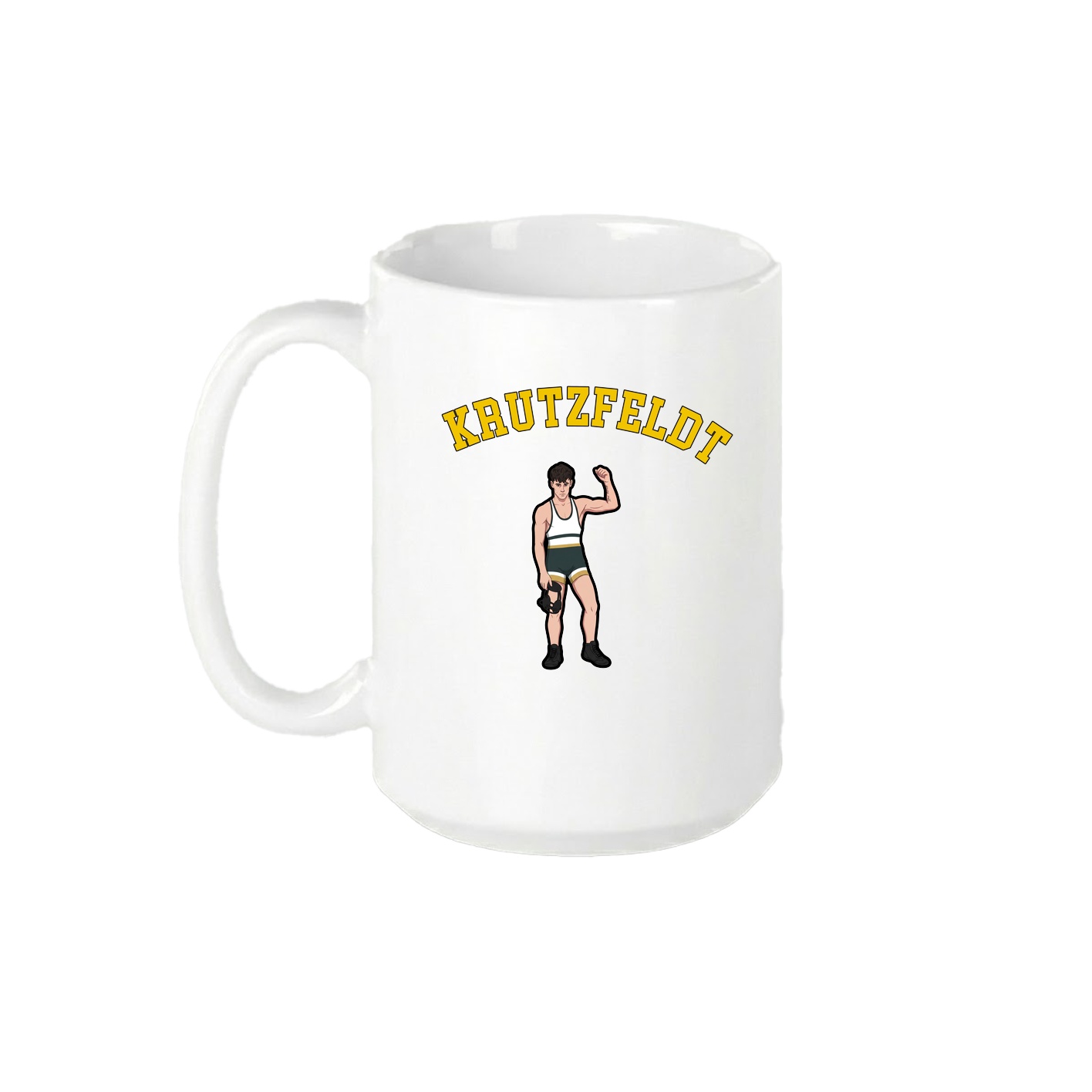 15oz Coffee Mug — Shirsey Arch in White