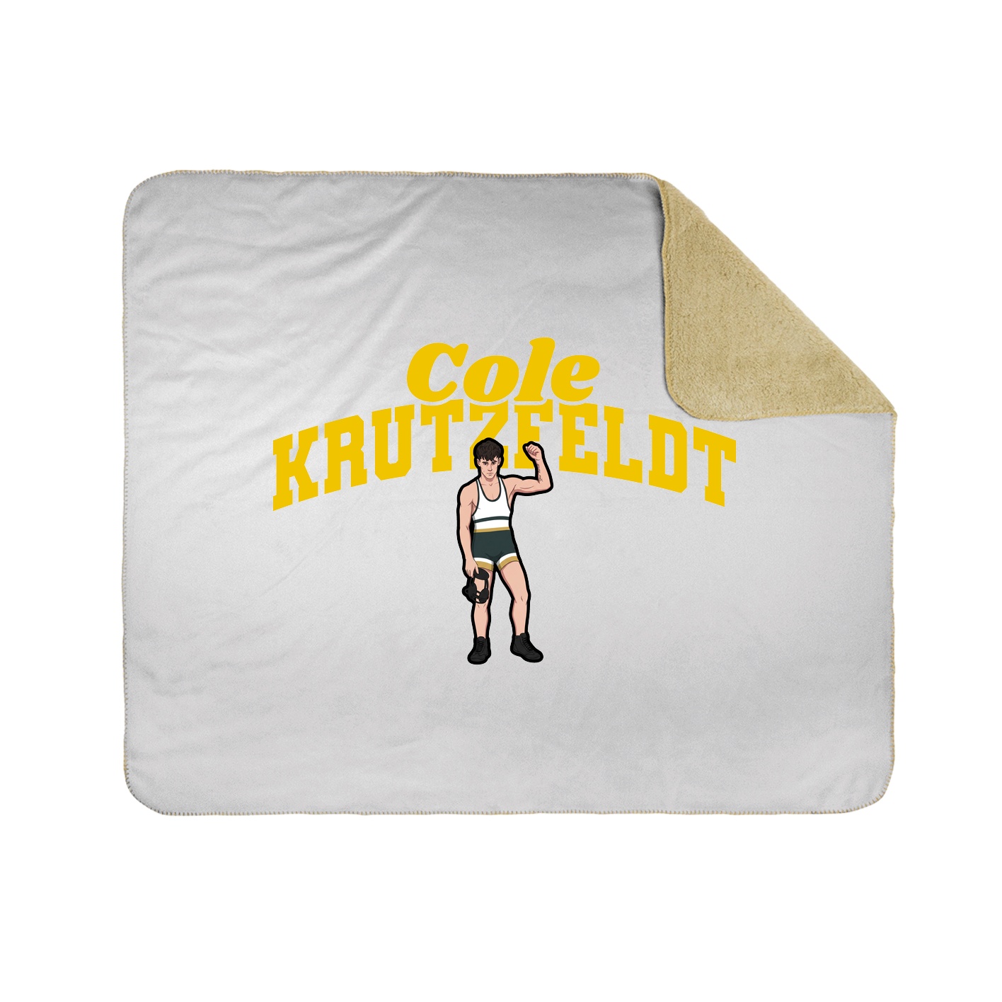 Throw Blanket — Signature Arch in White
