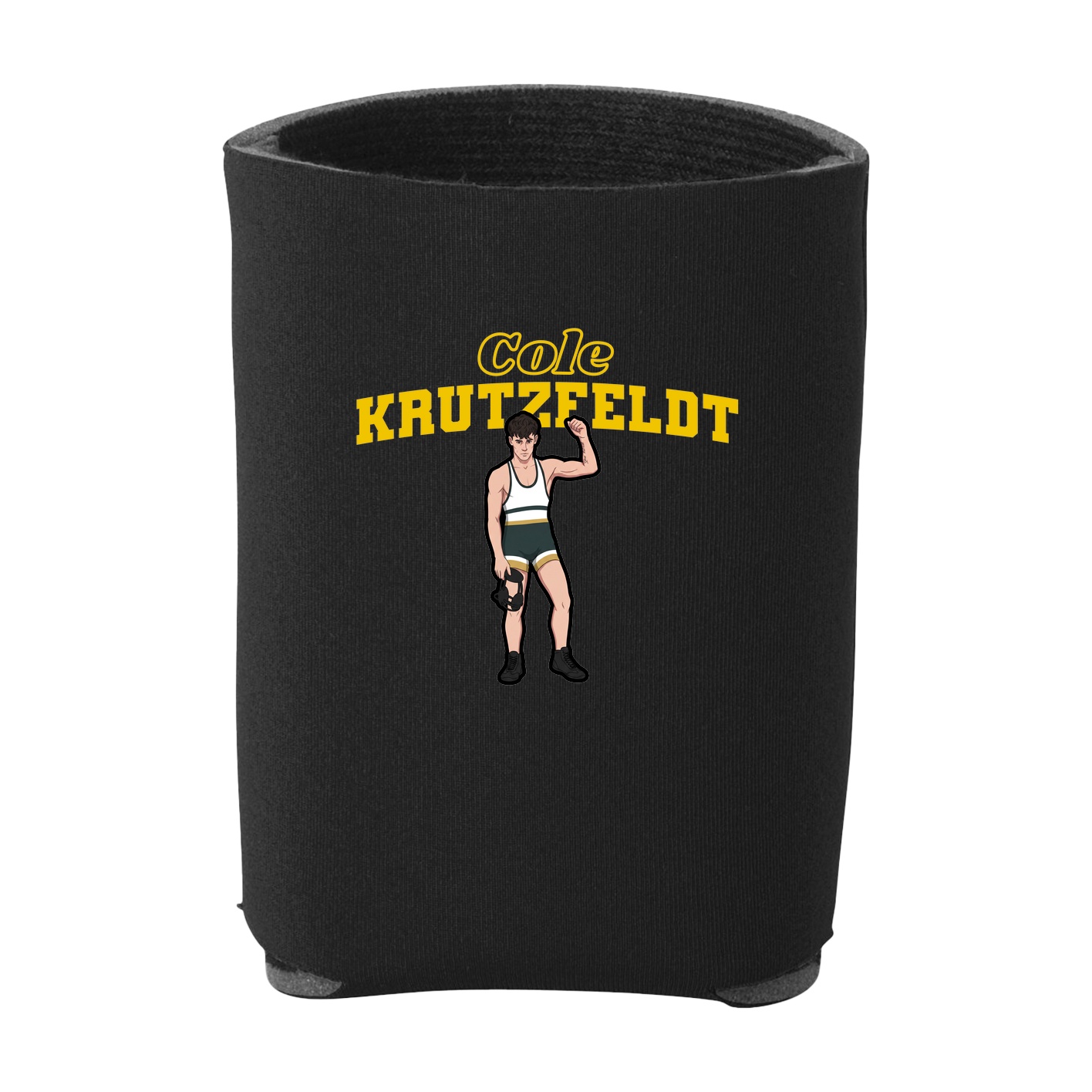 Can Holder — Name Arch in Black