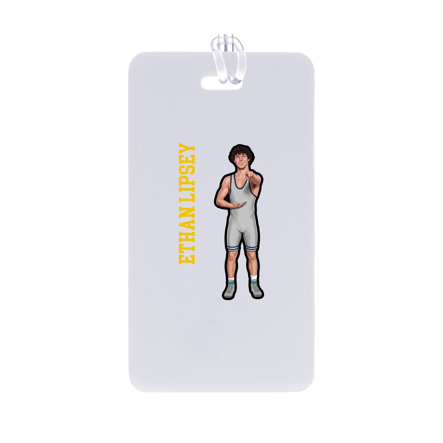 Bag Tag — Name Vertical in Classic