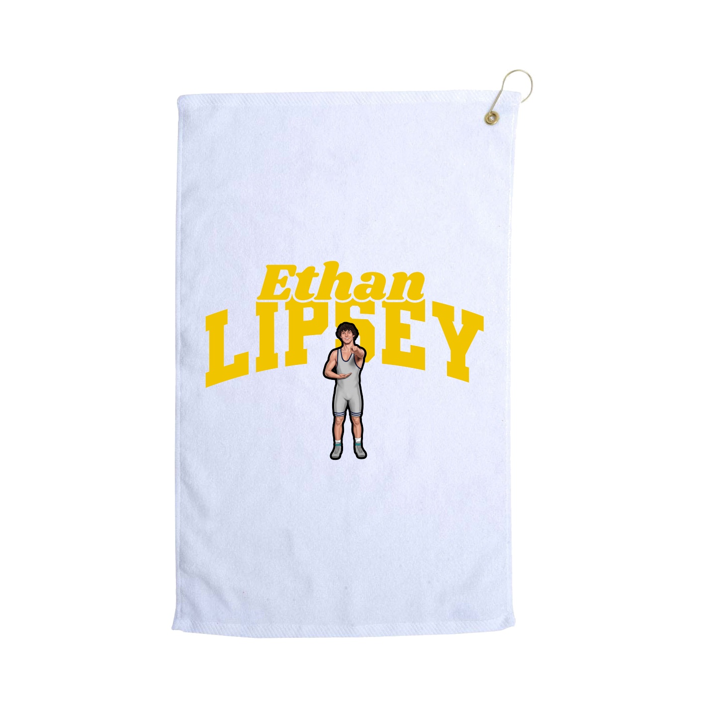 Golf Towel — Signature Arch in White