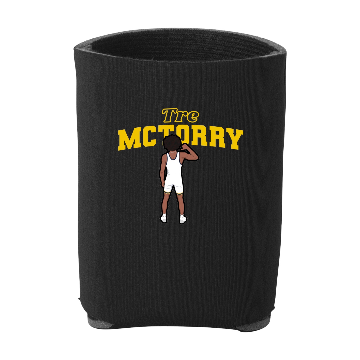 Can Holder — Name Arch in Black