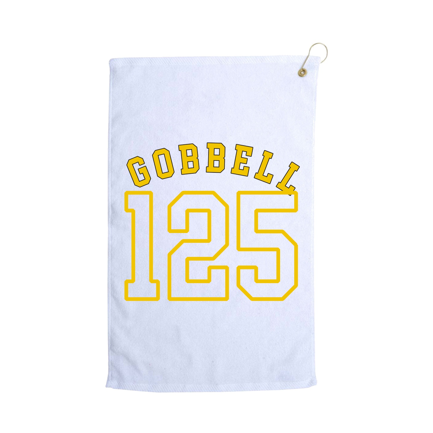 Golf Towel — Shirsey Arch in White