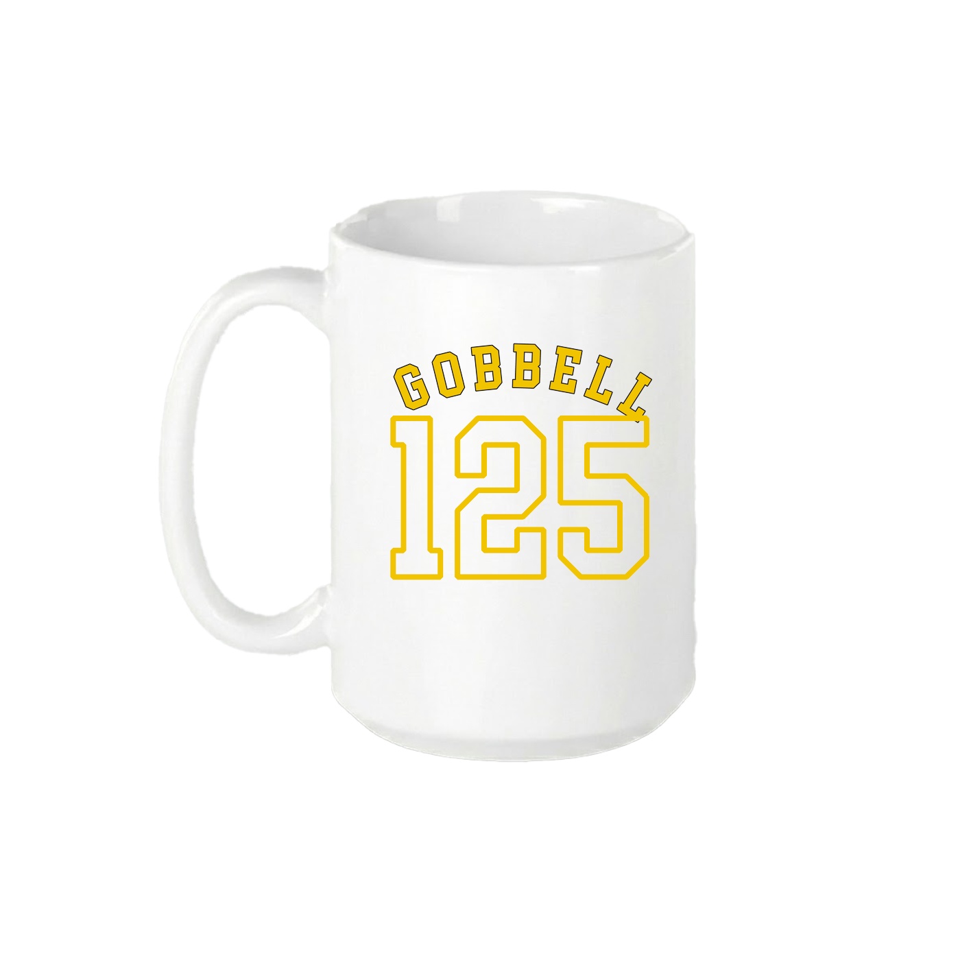 15oz Coffee Mug — Shirsey Arch in White