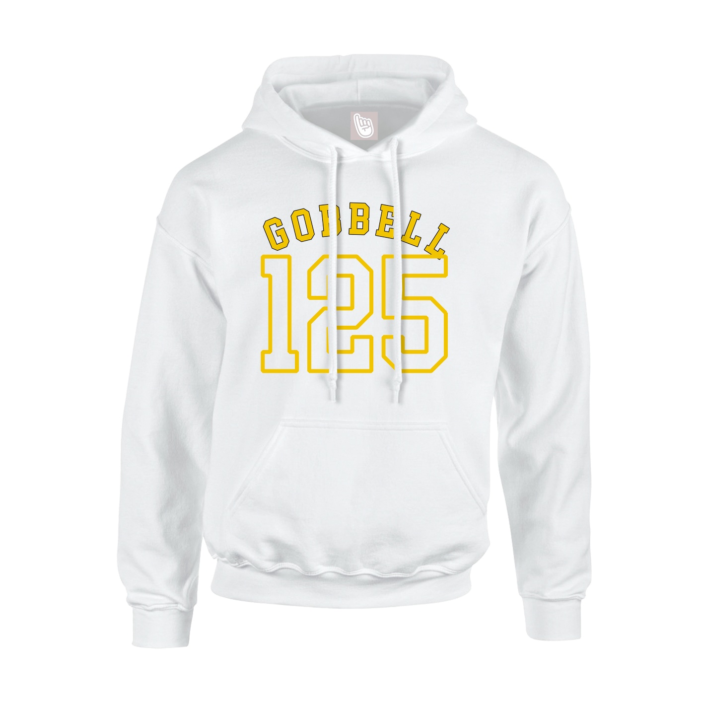 Hoodie — Shirsey Arch in White