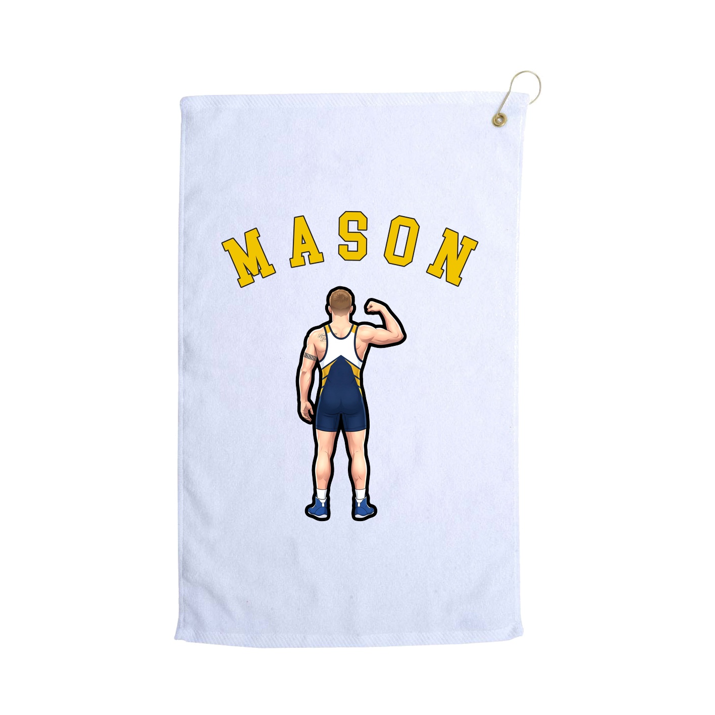 Golf Towel — Shirsey Arch in White