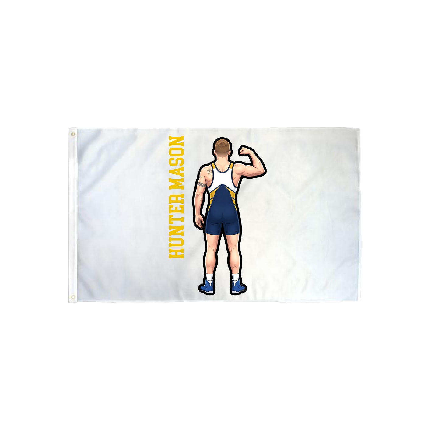 3x5 Flag — Name Vertical in Classic