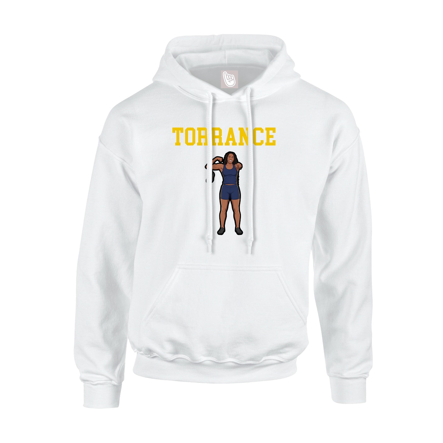 Hoodie — Shirsey in White
