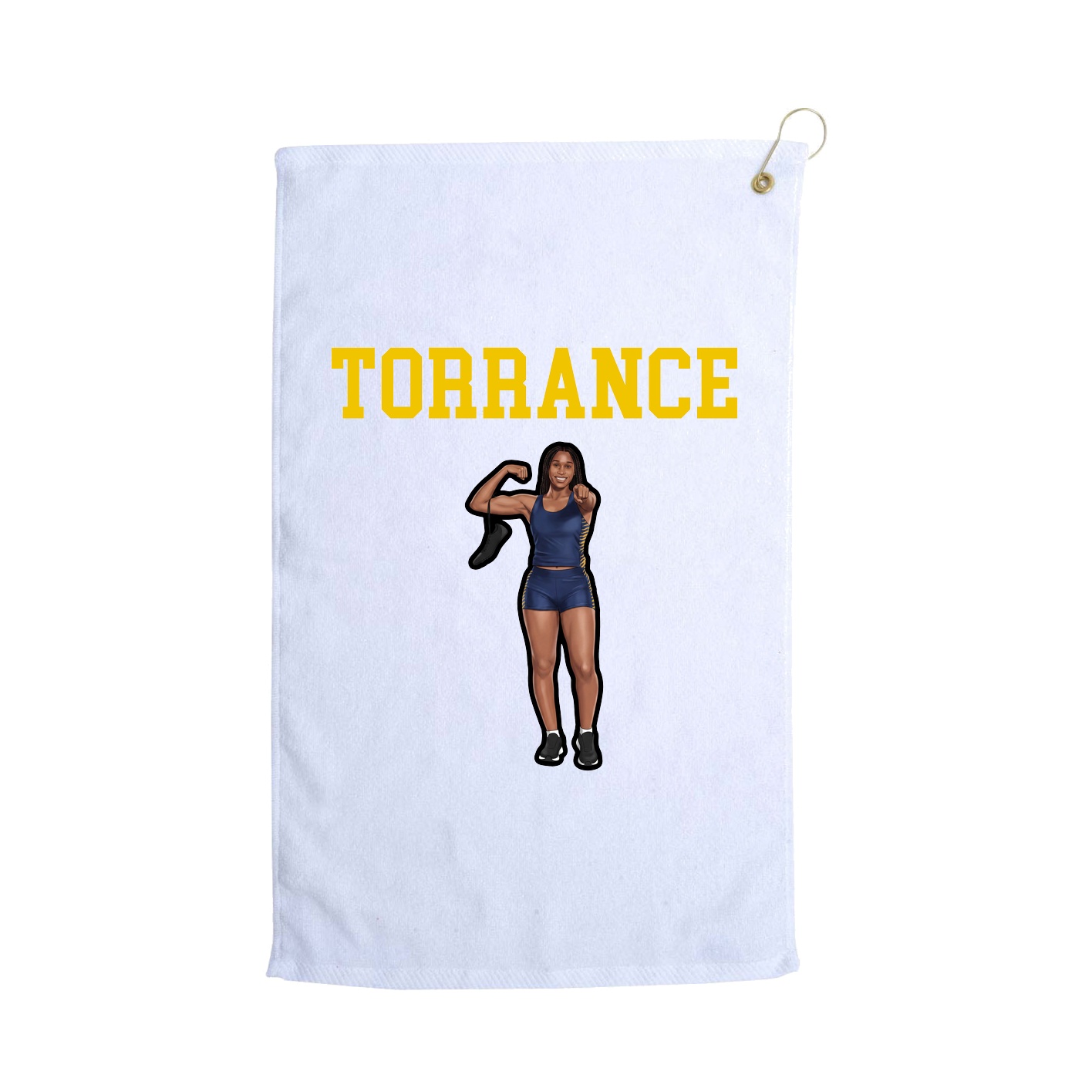Golf Towel — Shirsey in White