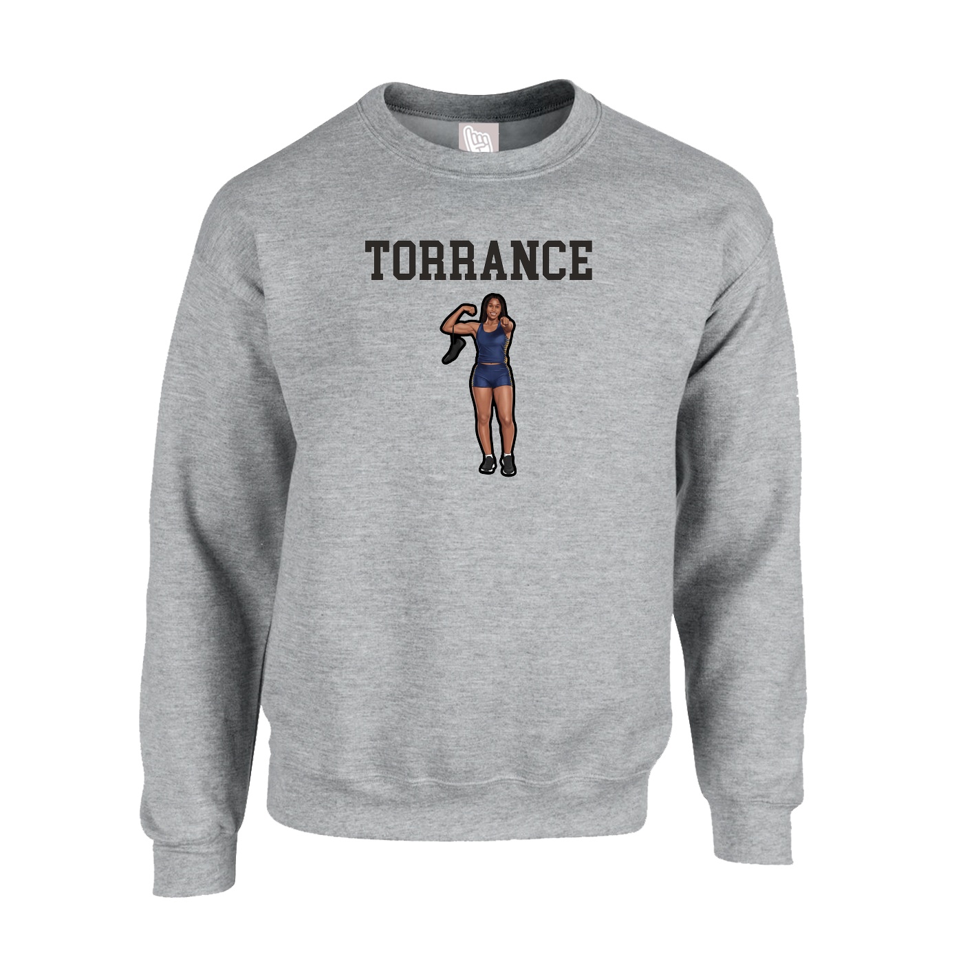 Fleece Crew — Shirsey in Grey