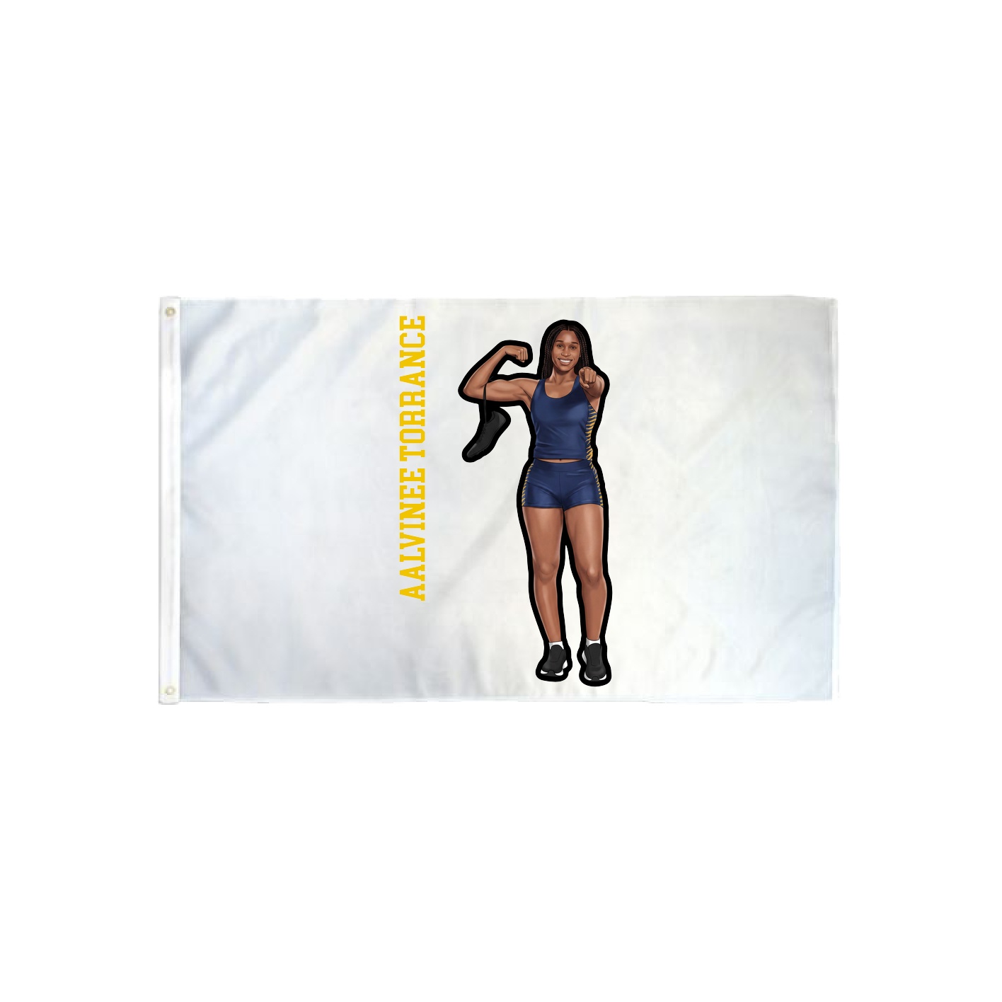 3x5 Flag — Name Vertical in Classic