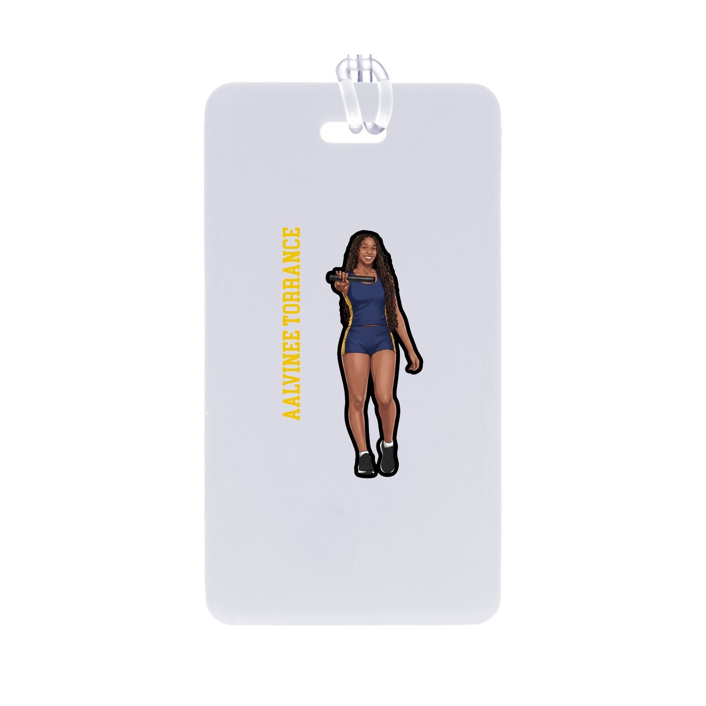 Bag Tag — Name Vertical in Classic