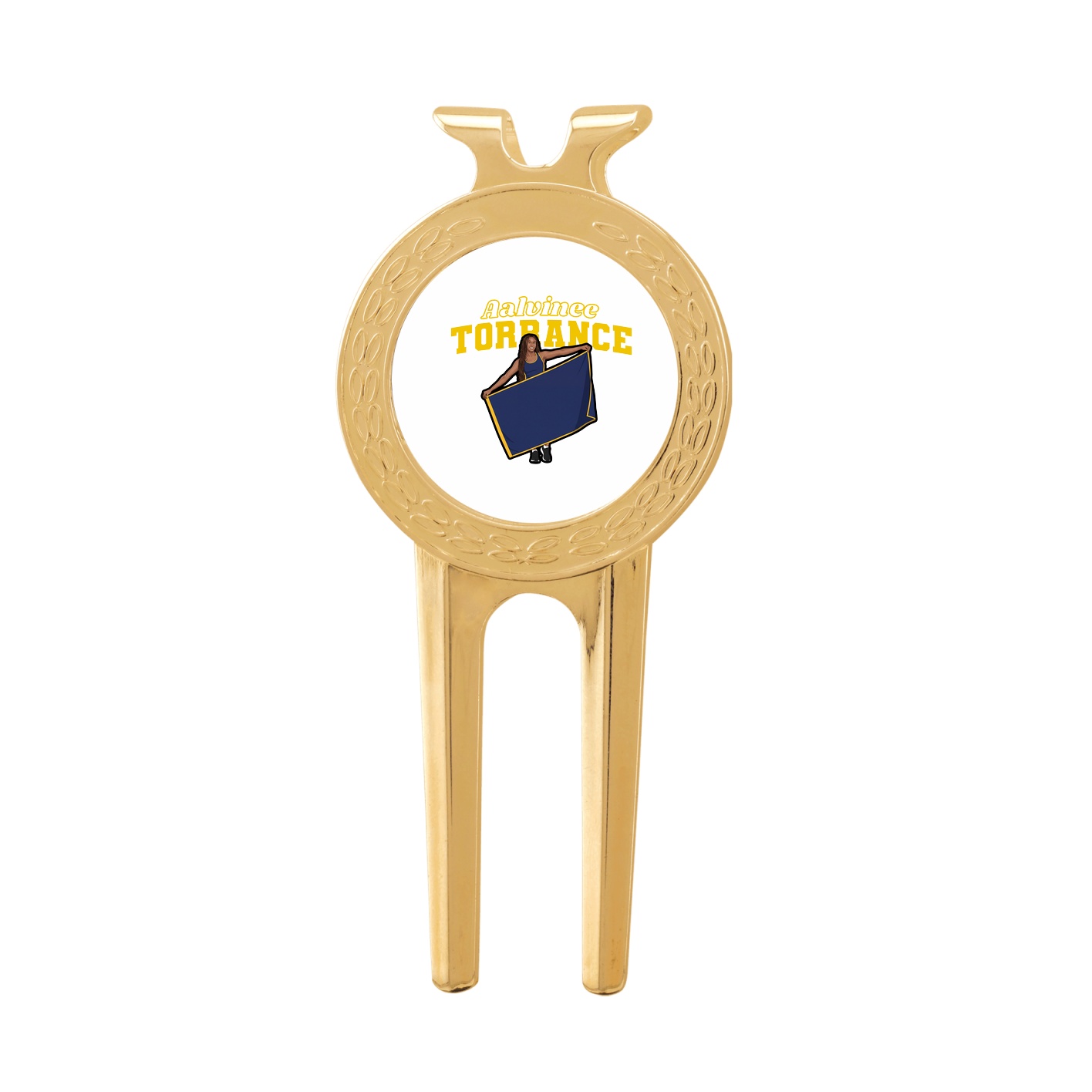 Divot Tool with Ball Marker — Name Arch in Classic