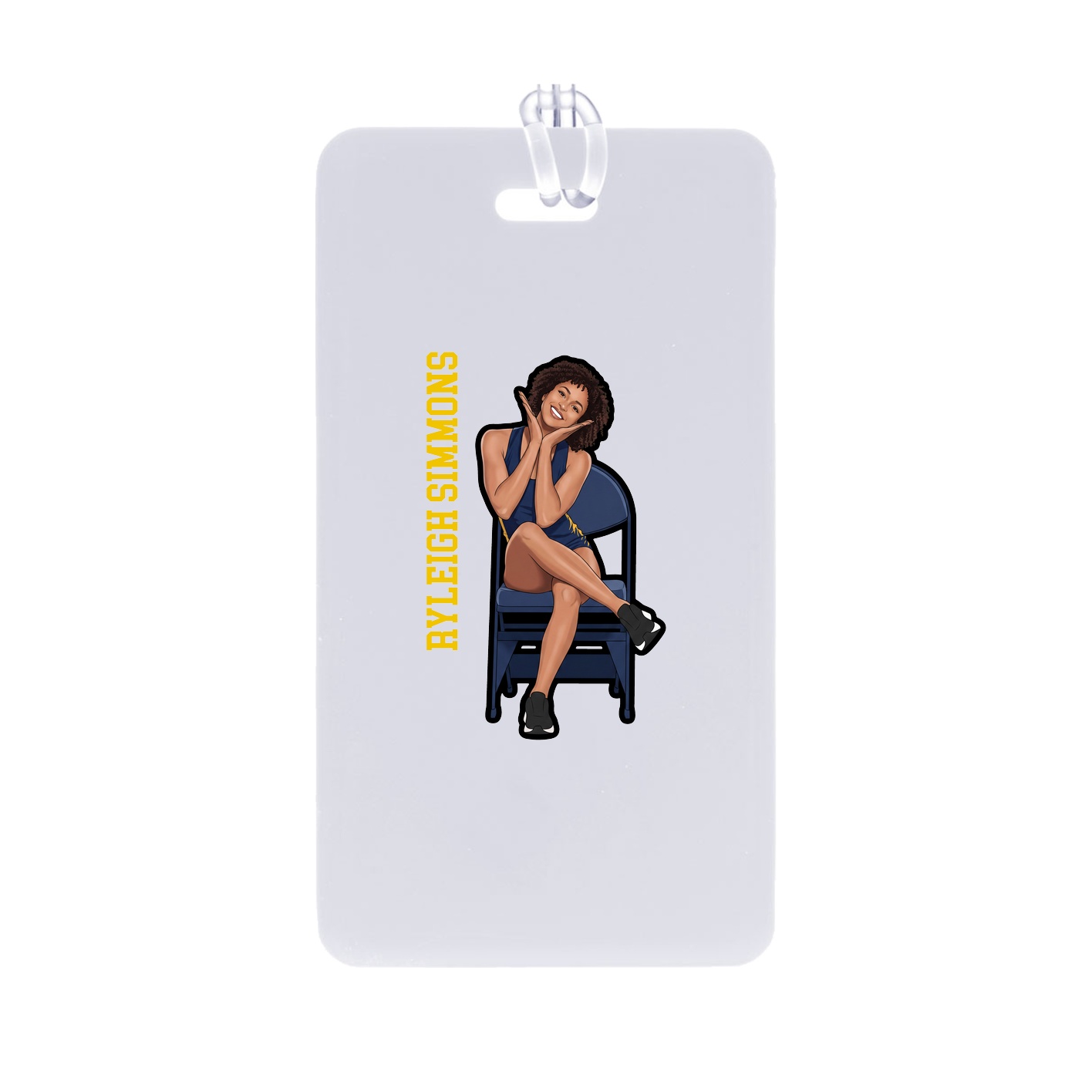 Bag Tag — Name Vertical in Classic