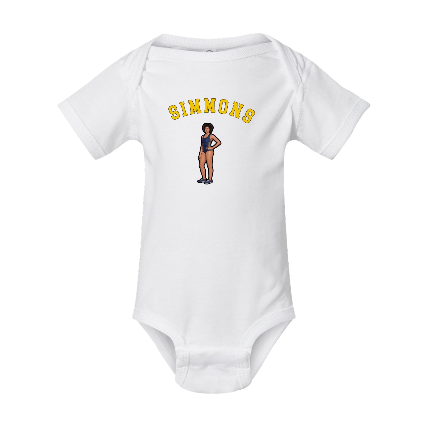 Baby Onesie — Shirsey Arch in White