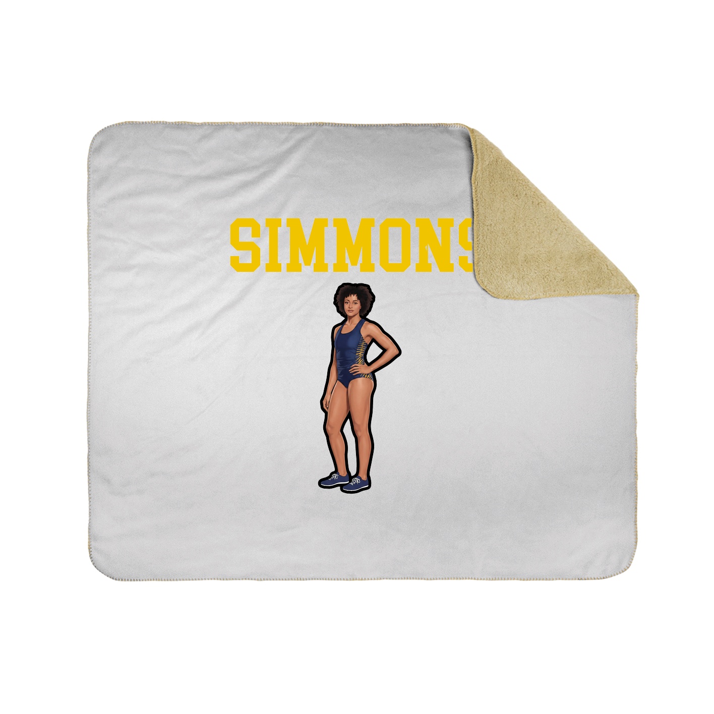 Throw Blanket — Shirsey in White