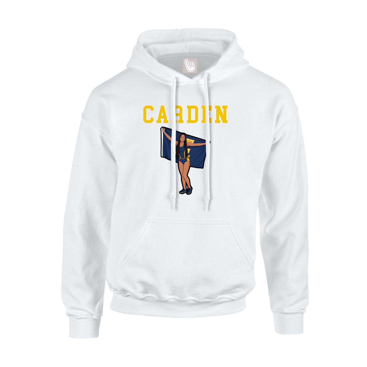 Hoodie — Shirsey in White