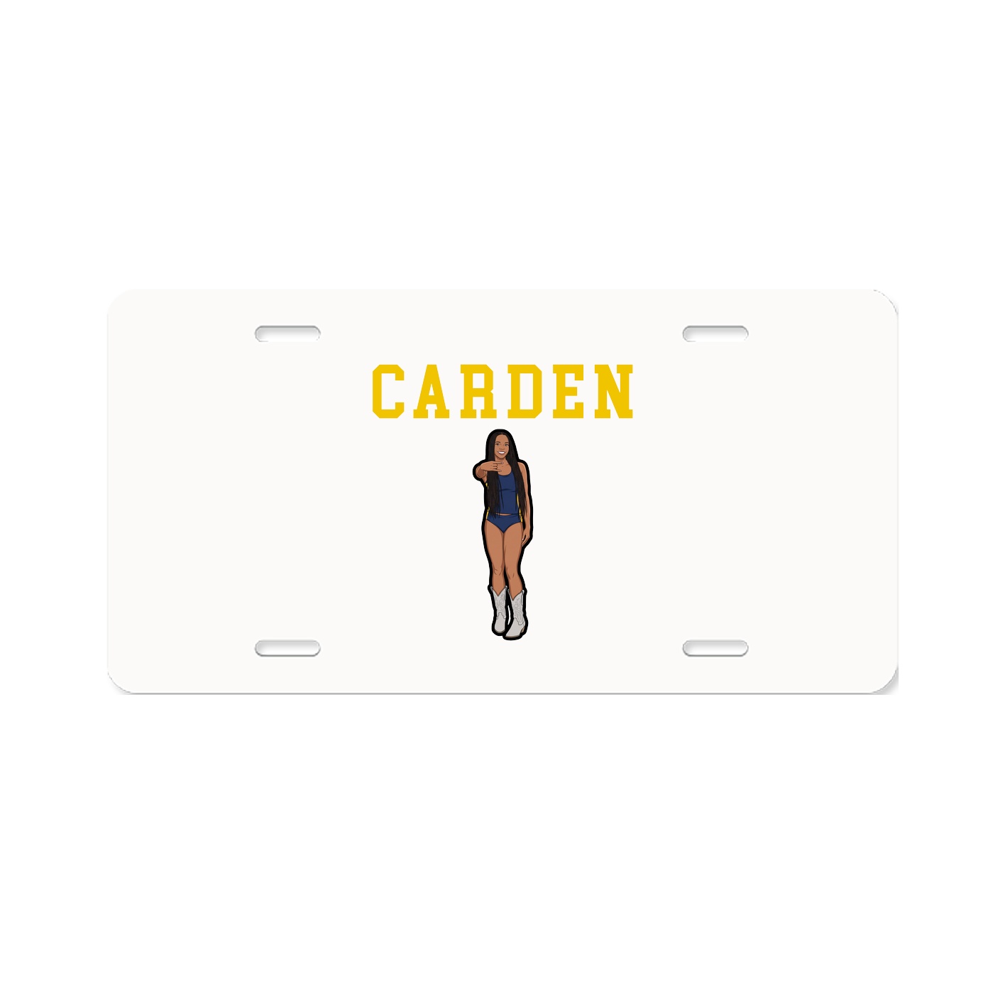 License Plate — Shirsey in Classic