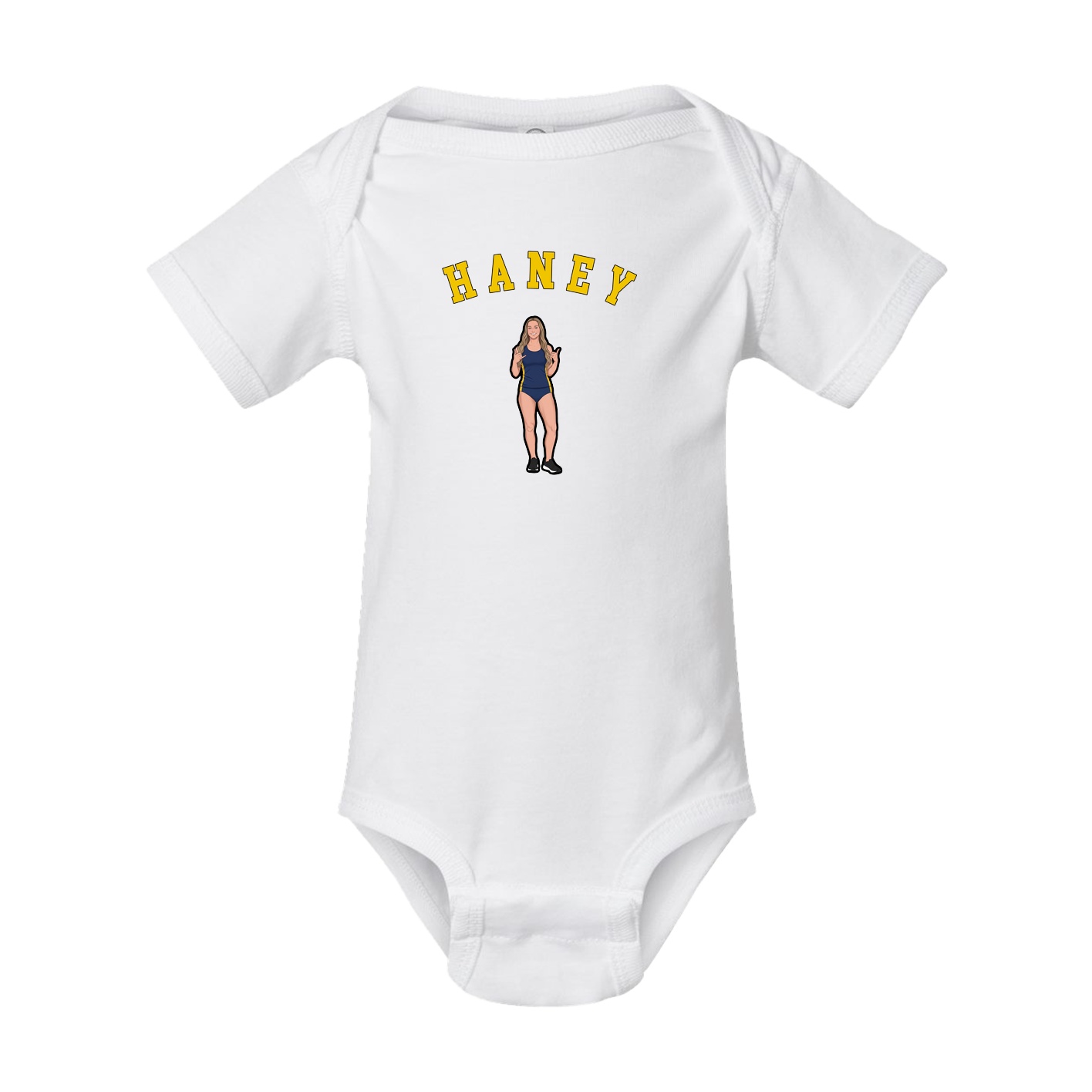 Baby Onesie — Shirsey Arch in White