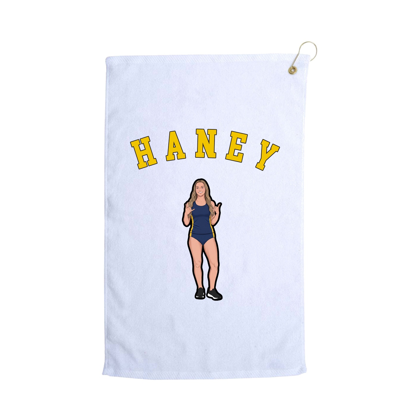 Golf Towel — Shirsey Arch in White