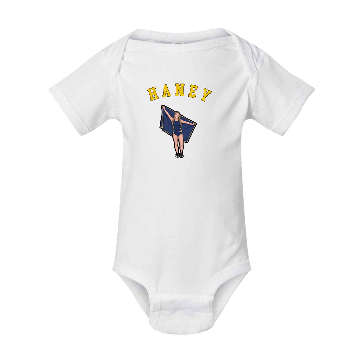 Baby Onesie — Shirsey Arch in White