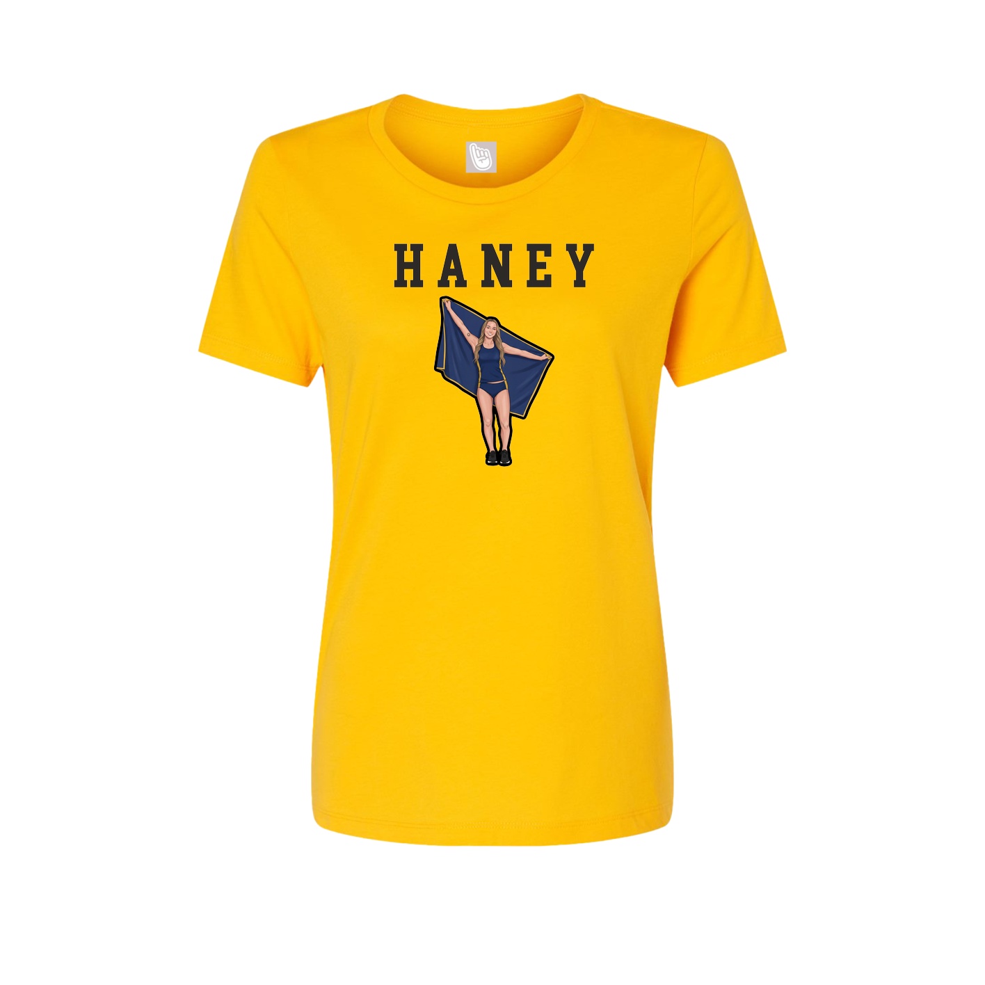 Fitted Women's Tee — Shirsey in Gold