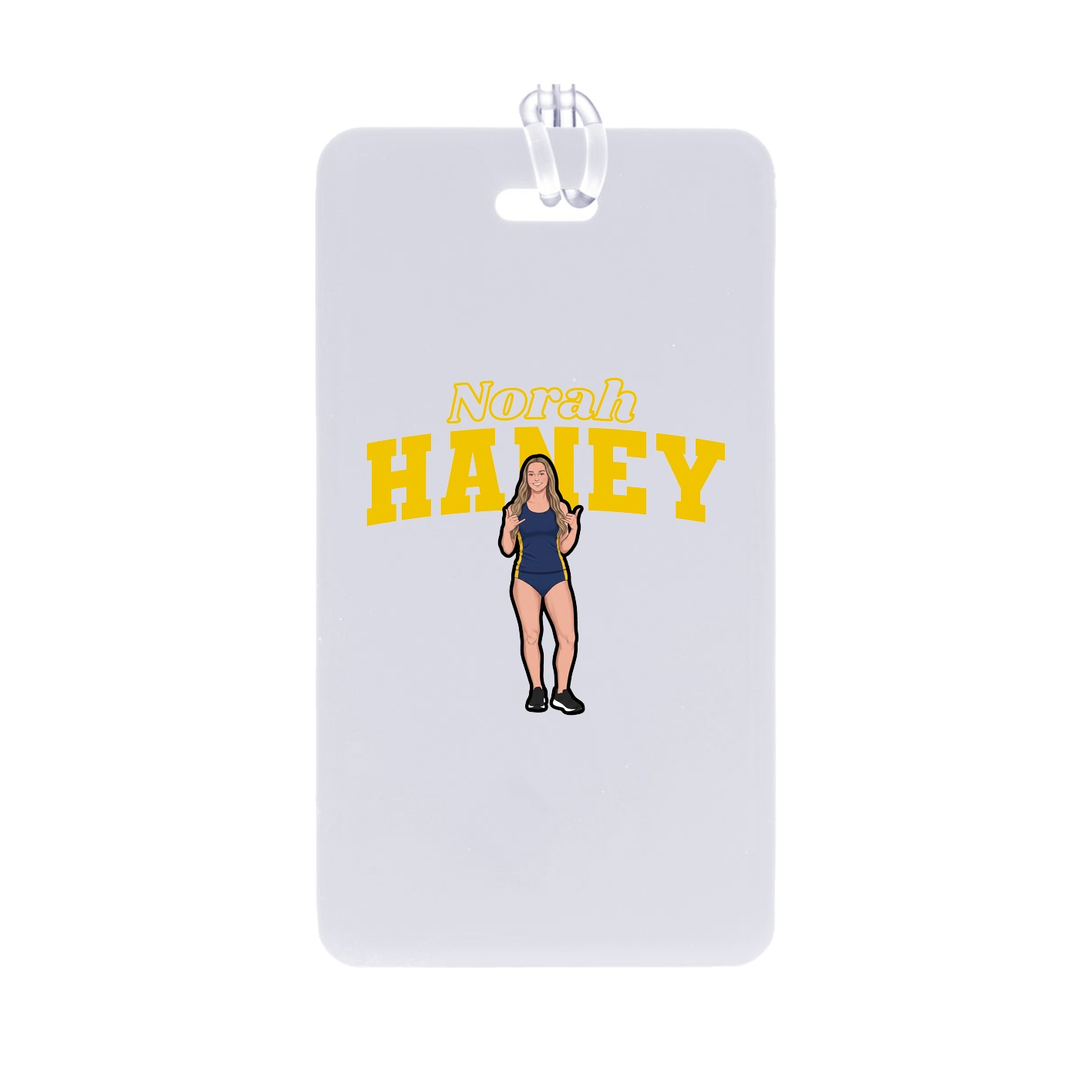 Bag Tag — Name Arch in Classic