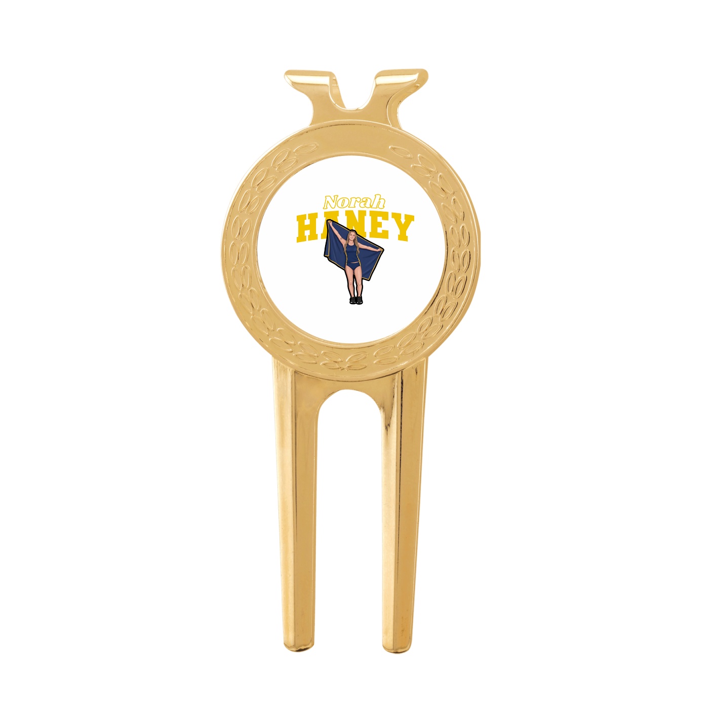 Divot Tool with Ball Marker — Name Arch in Classic