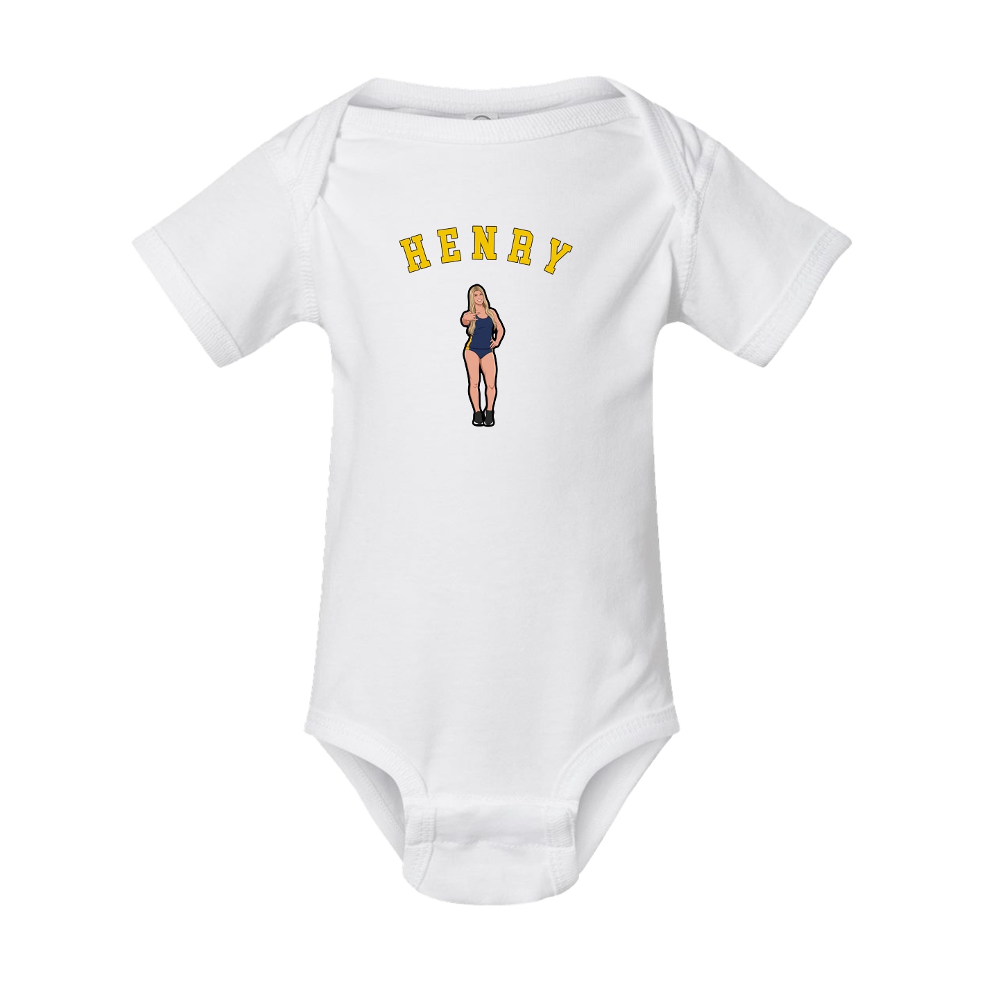 Baby Onesie — Shirsey Arch in White