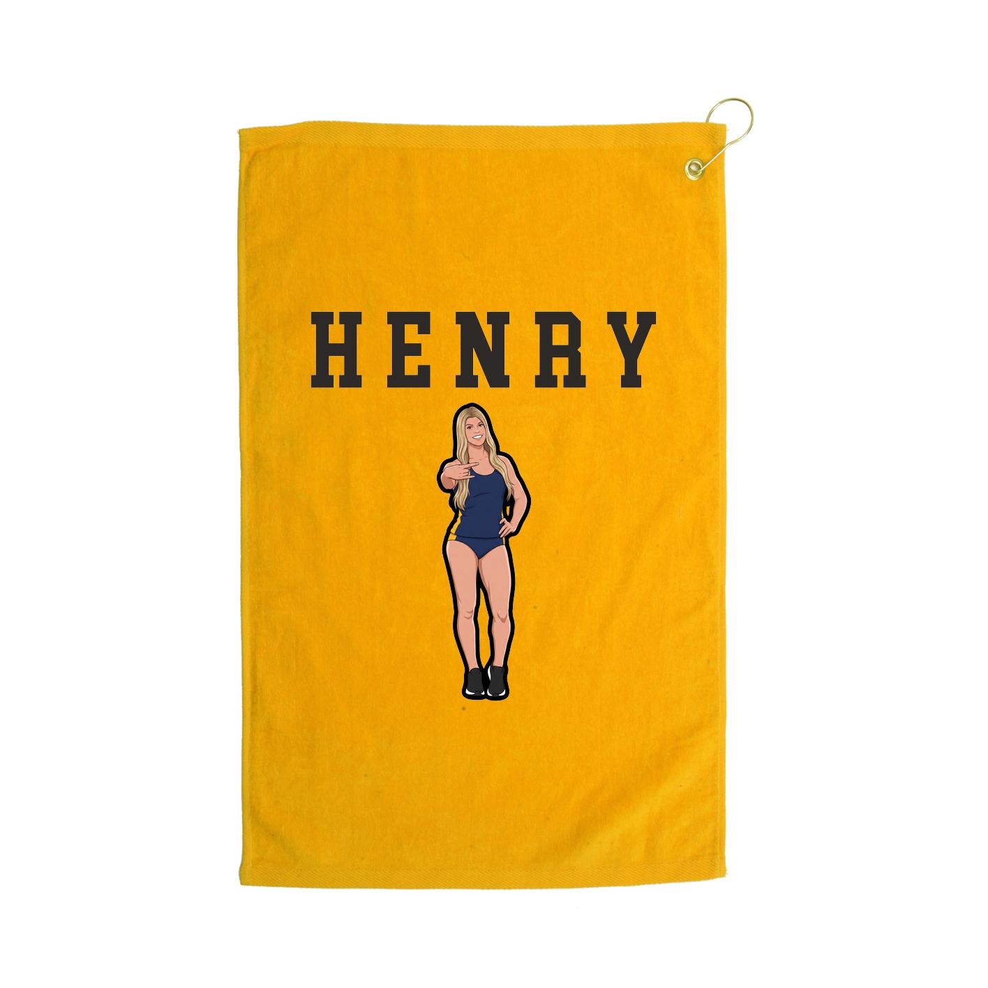 Golf Towel — Shirsey in Gold
