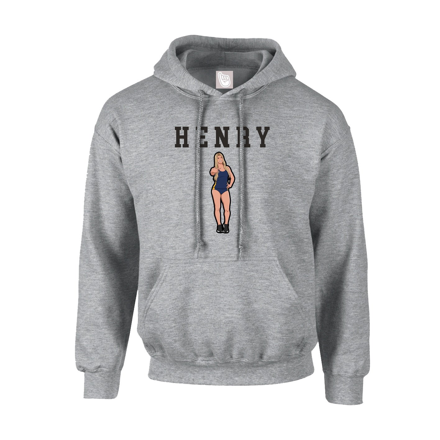 Hoodie — Shirsey in Grey